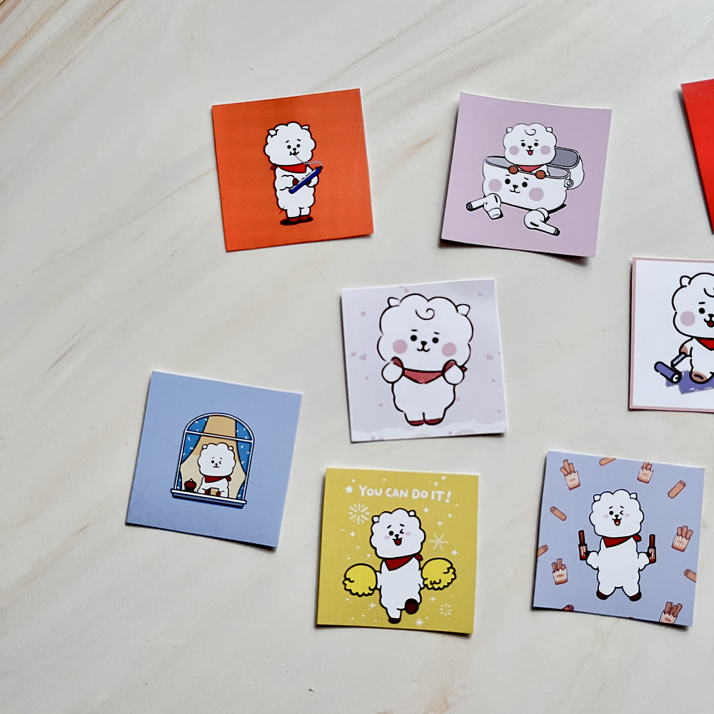 Set sticker BT21 (RJ)