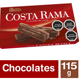 COSTA RAMA CHOCOLATE DE LECHE 115G