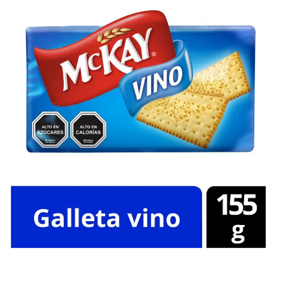 GALLETAS MCKAY VINO 155G 