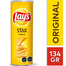 PAPAS LAYS STAX ORIGINAL 134G