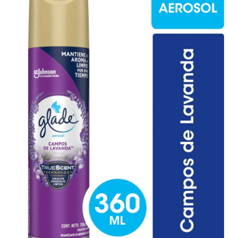 AEROSOL GLADE CAMPOS DE LAVANDA 360CC