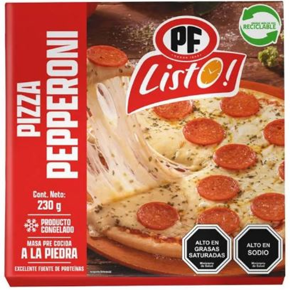 PIZZA PEPPERONI PF INDIVIDUAL 230G