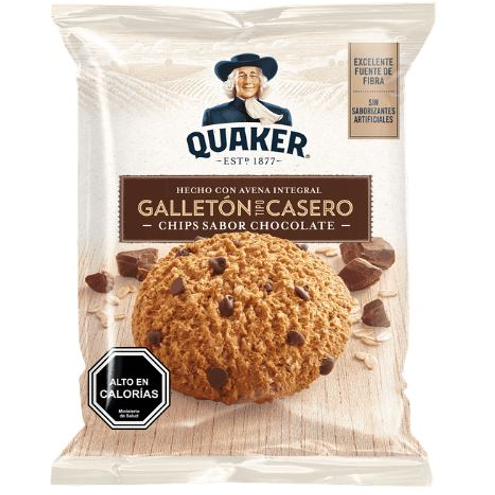 GALLETON CASERO SABOR CHOCOLATE QUAKER 40G