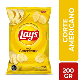 PAPAS LAYS CORTE AMERICANO 200G