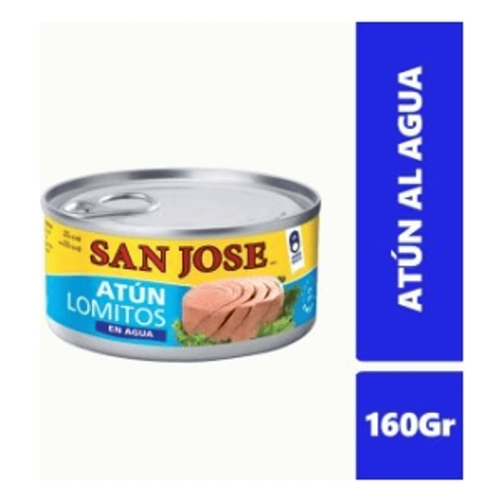 Atún lomitos en agua San José 160gr. 1