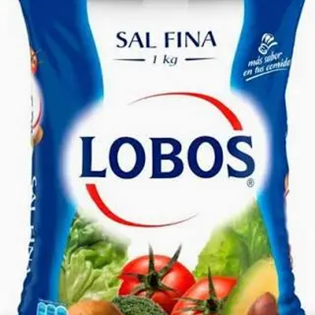 Sal fina Lobos 1kg. 1