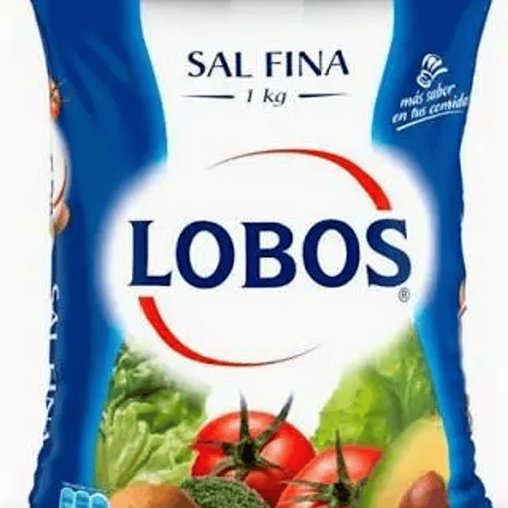Sal fina Lobos 1kg. 1