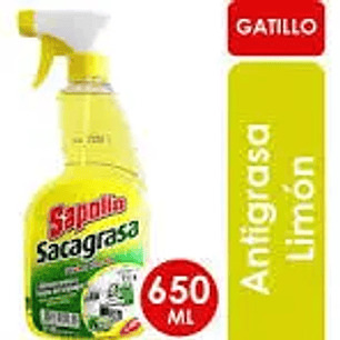 Antigrasa Sapolio Limón botella con gatillo 650 ml.