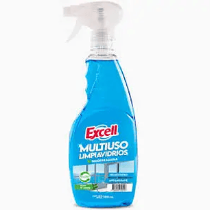 Limpiavidrios Excell botella con gatillo 500 ml.