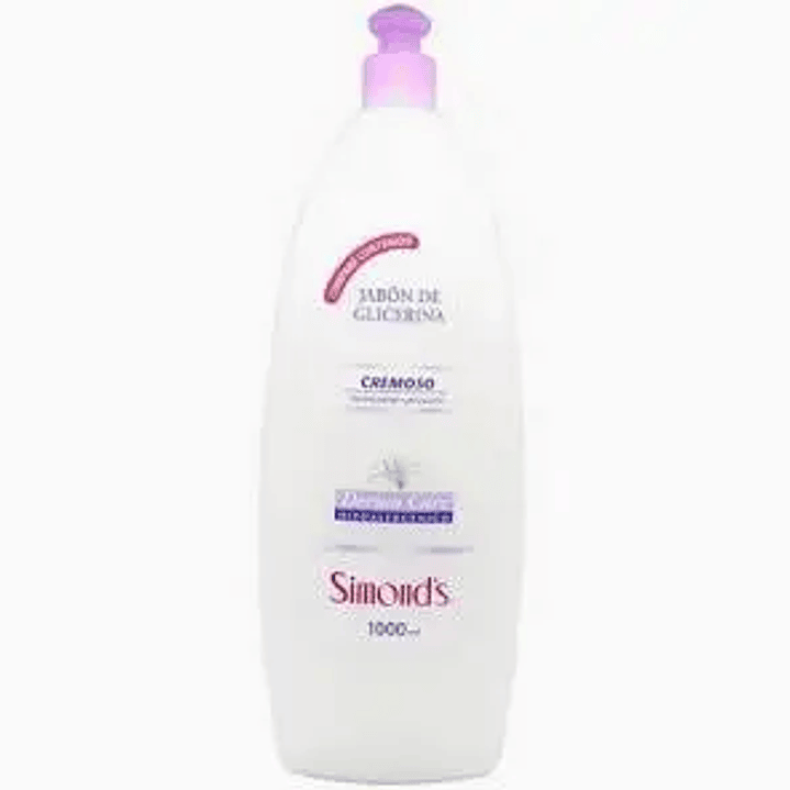 Jabón liquido Simond´s Cremoso botella de 1000ml. 1