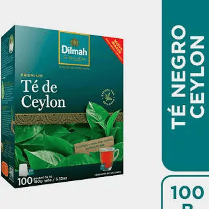 Te Ceylon Dilmah 100 bolsitas. 1
