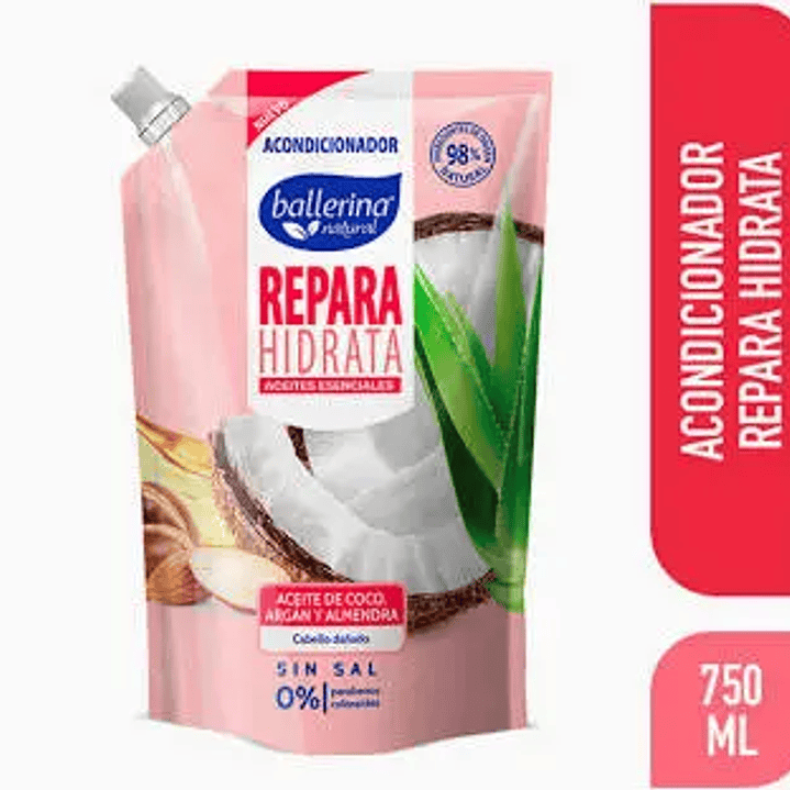 Acondicionador Ballerina Repara Hidrata 750ml. 1