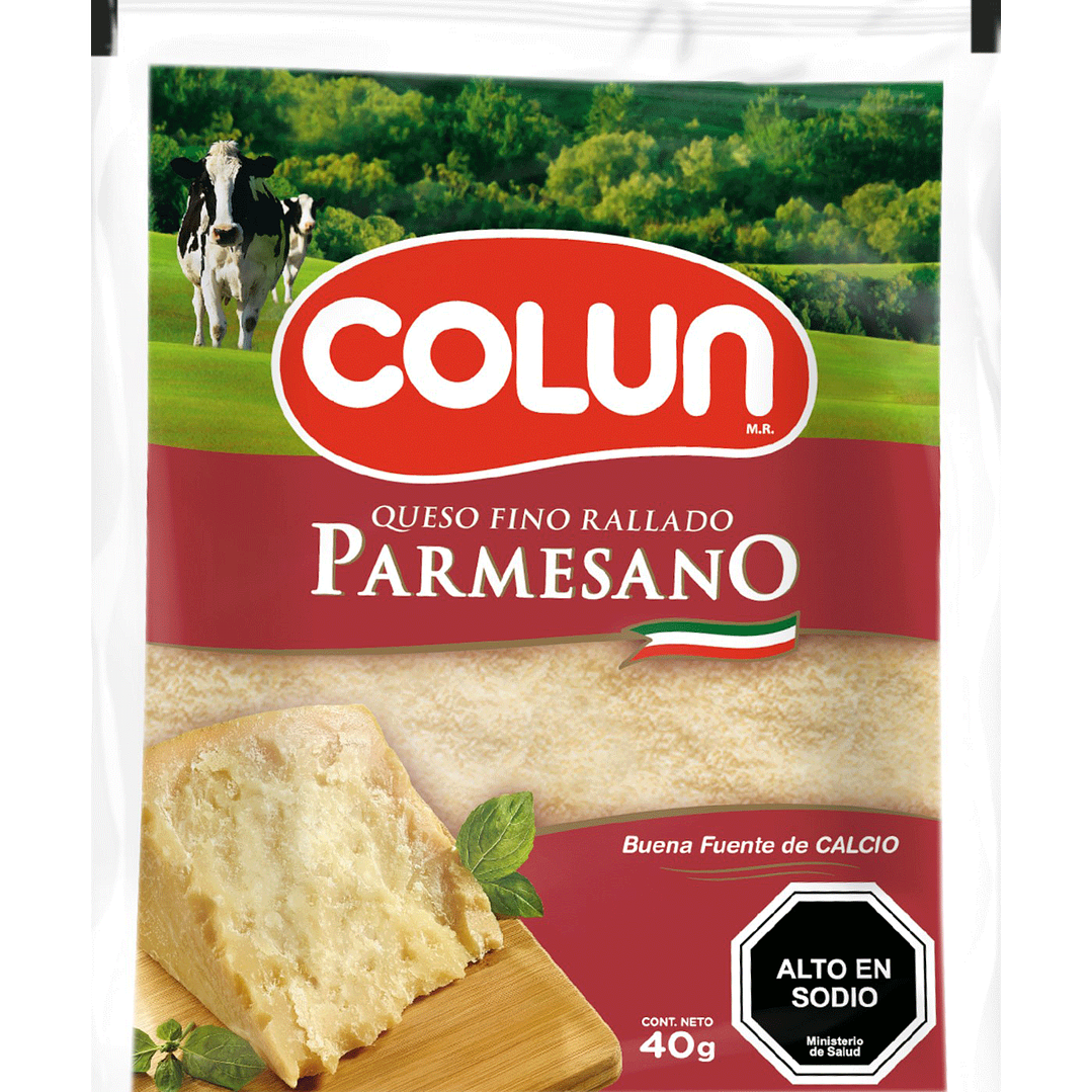 Queso Parmesano rallado Colun 40gr. 1