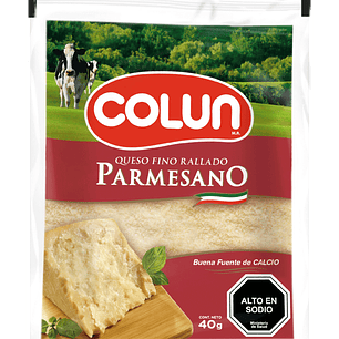 Queso Parmesano rallado Colun 40gr.