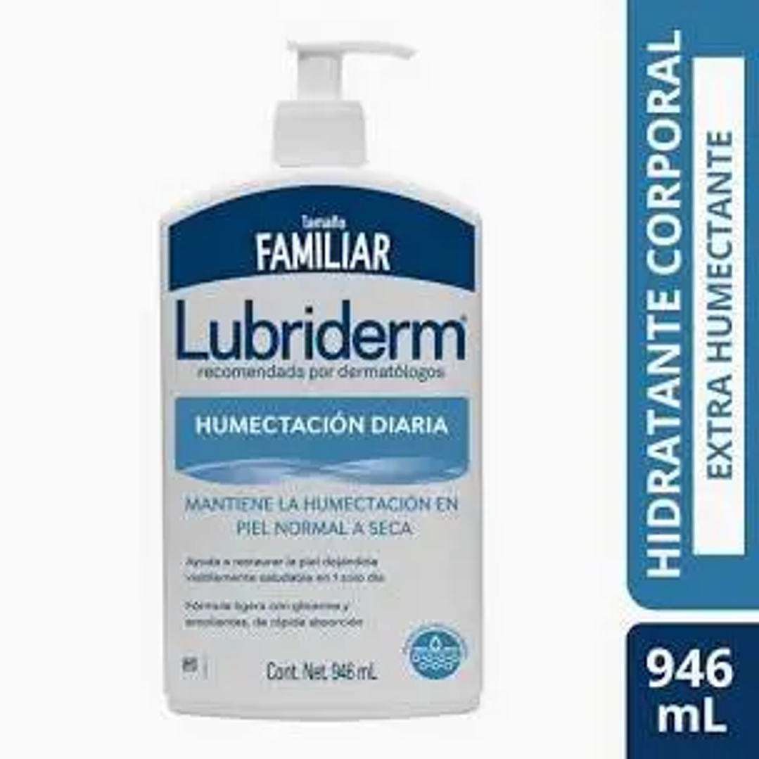 Crema corporal Humectación Diaria Lubriderm familiar de 946ml. 1