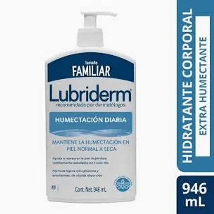 Crema corporal Humectación Diaria Lubriderm familiar de 946ml. 1