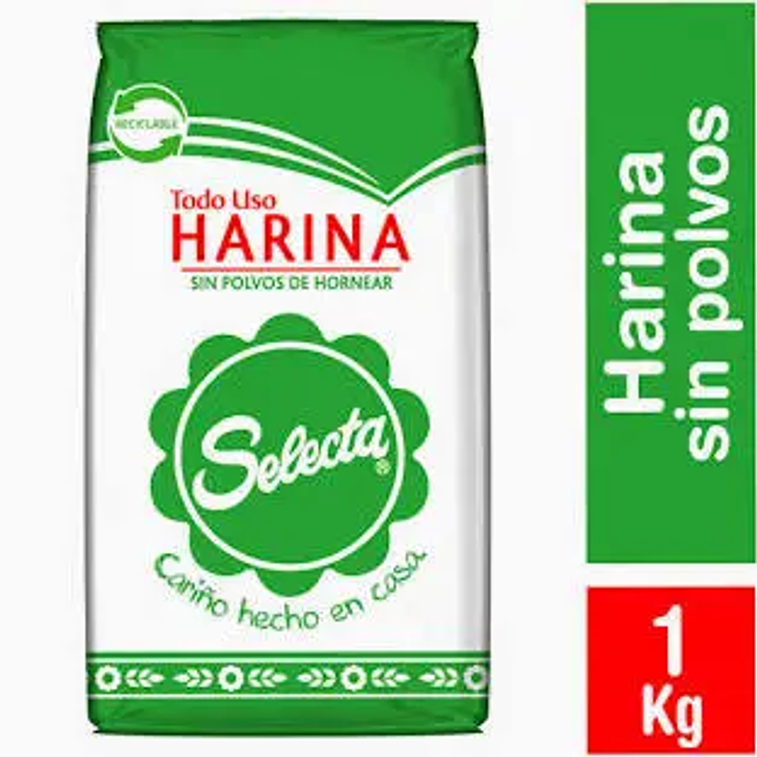 Harina sin polvos Selecta 1 kg. 1