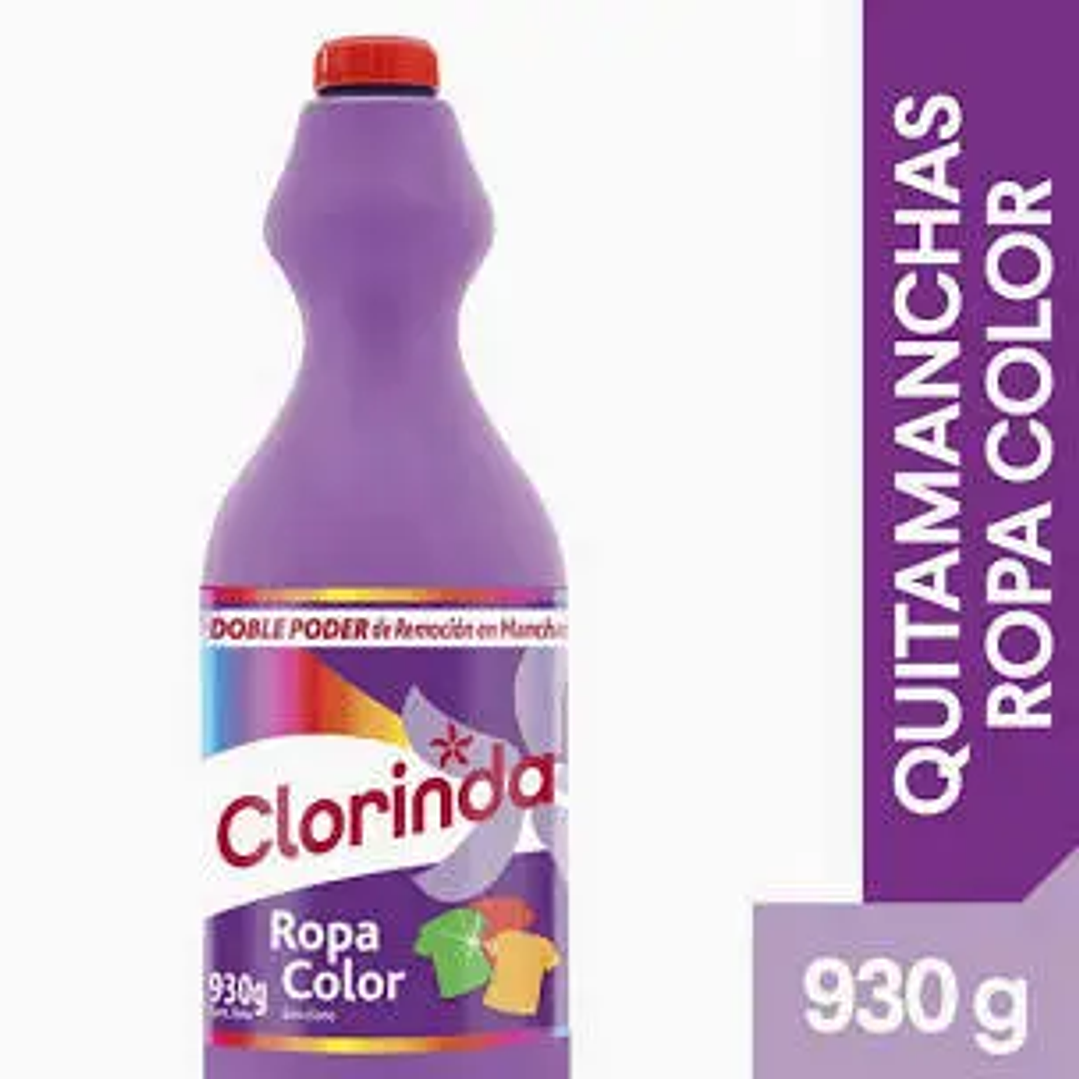 Cloro Quita Manchas ropa color Clorinda 930ml. 1