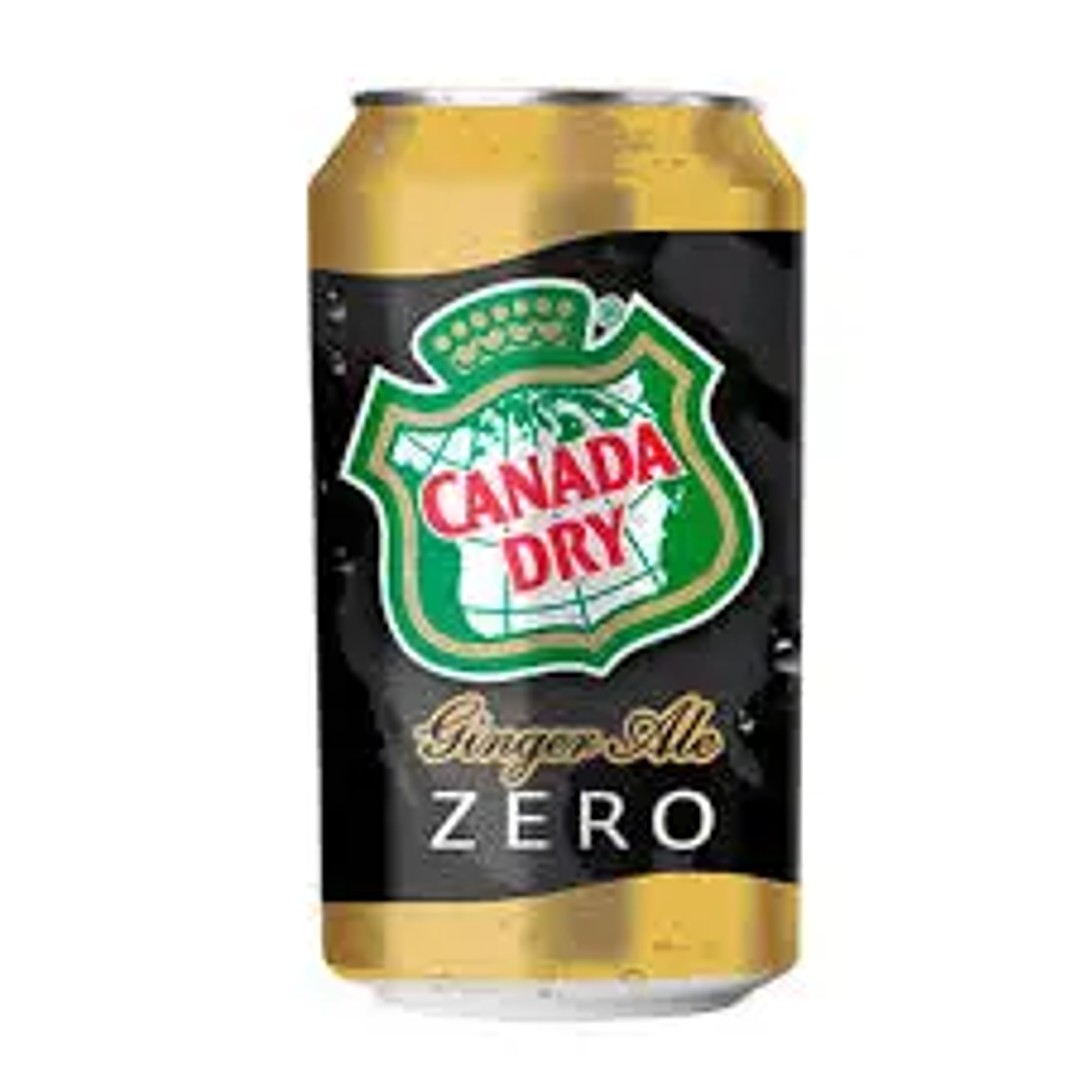 Bebida Canada Dry Ginger Ale Zero lata 350ml. 1