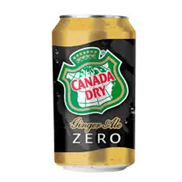 Bebida Canada Dry Ginger Ale Zero lata 350ml. 1