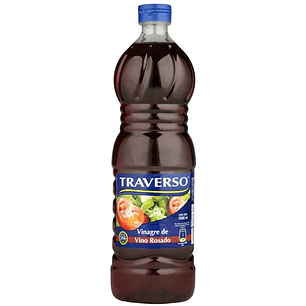 Vinagre vino rosado Traverso 500ml.