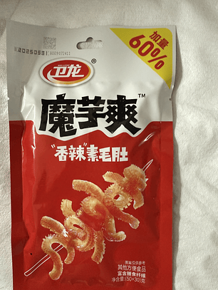 snack picante de konjac 魔芋爽 MO  YU  SHUANG 