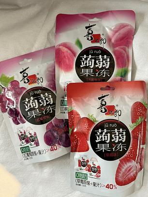 jalea de konjac 蒟蒻果冻 JU  RUO  GUO  DONG