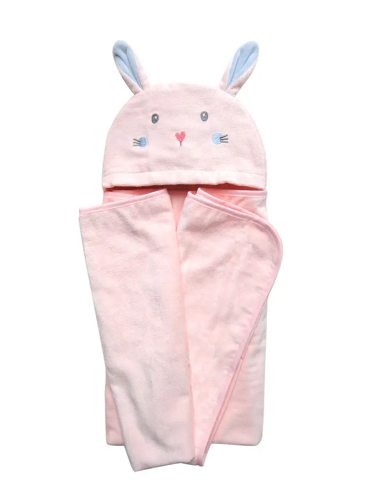 Toalla con capucha para bebé | Coneja 2