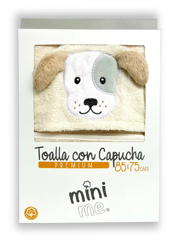 Toalla con capucha para bebé | Perrito 1