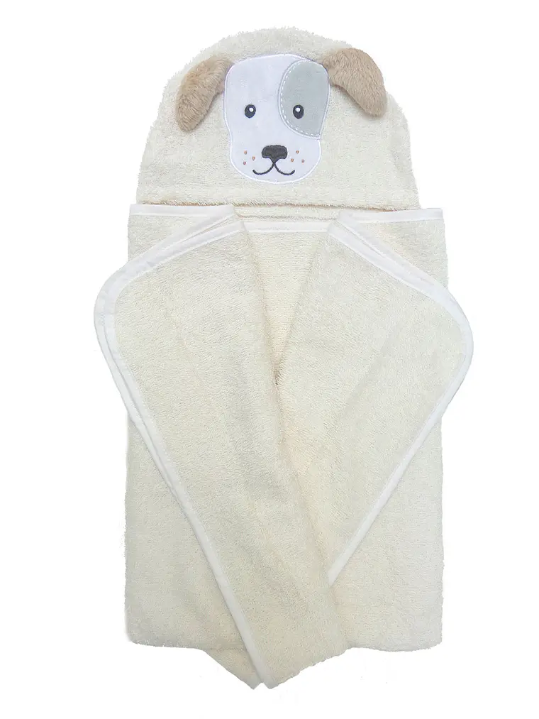 Toalla con capucha para bebé | Perrito 2