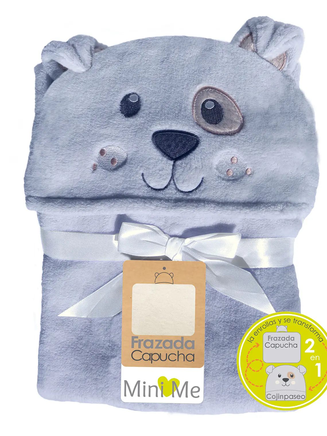 Frazada con capucha para bebé 2 en 1 | Perrito 1