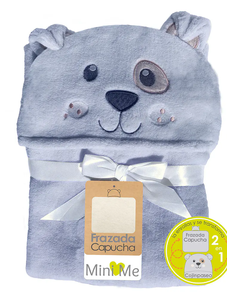Frazada con capucha para bebé 2 en 1 | Perrito 1