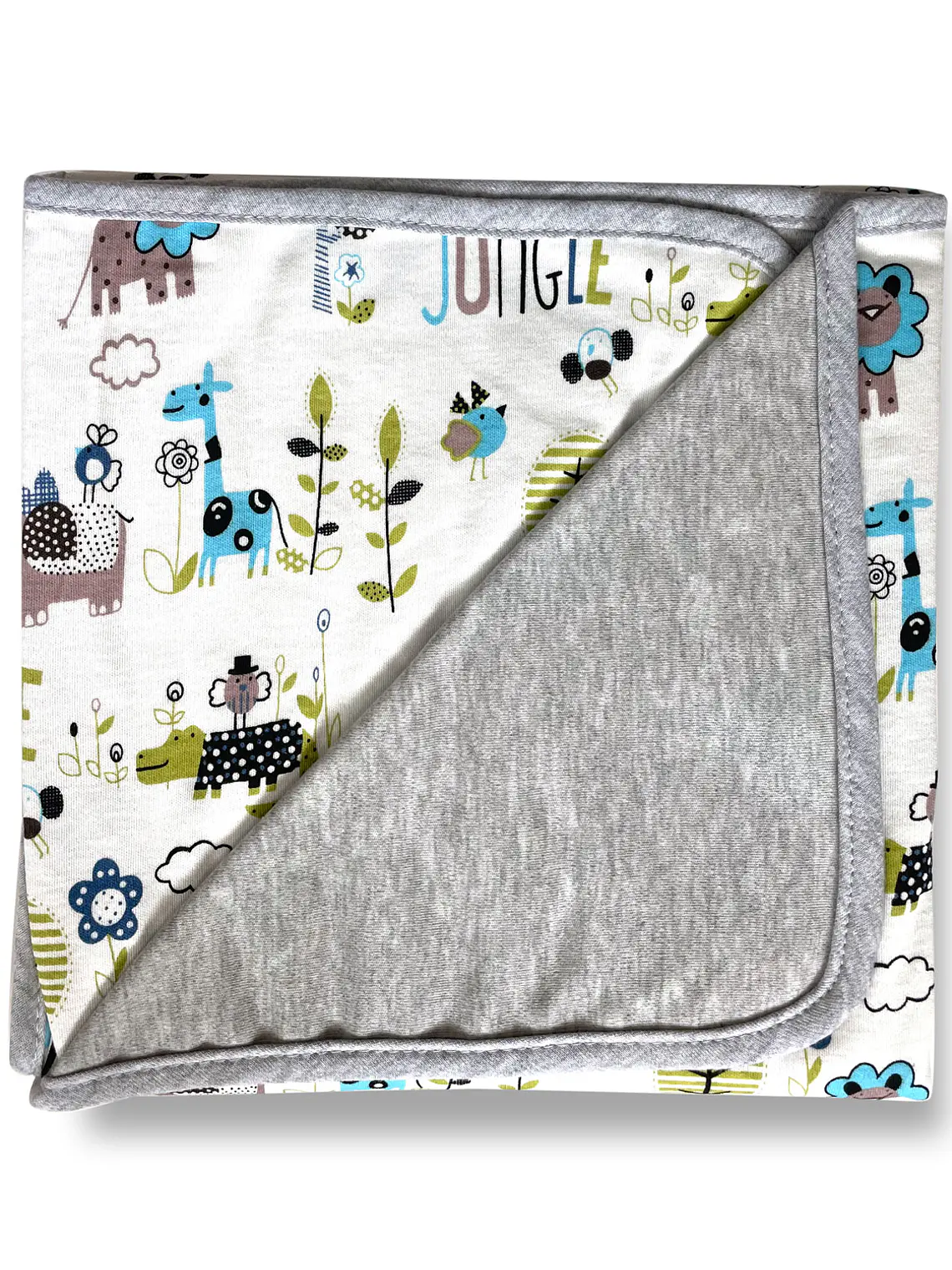 Manta reversible para bebé | Animales 2