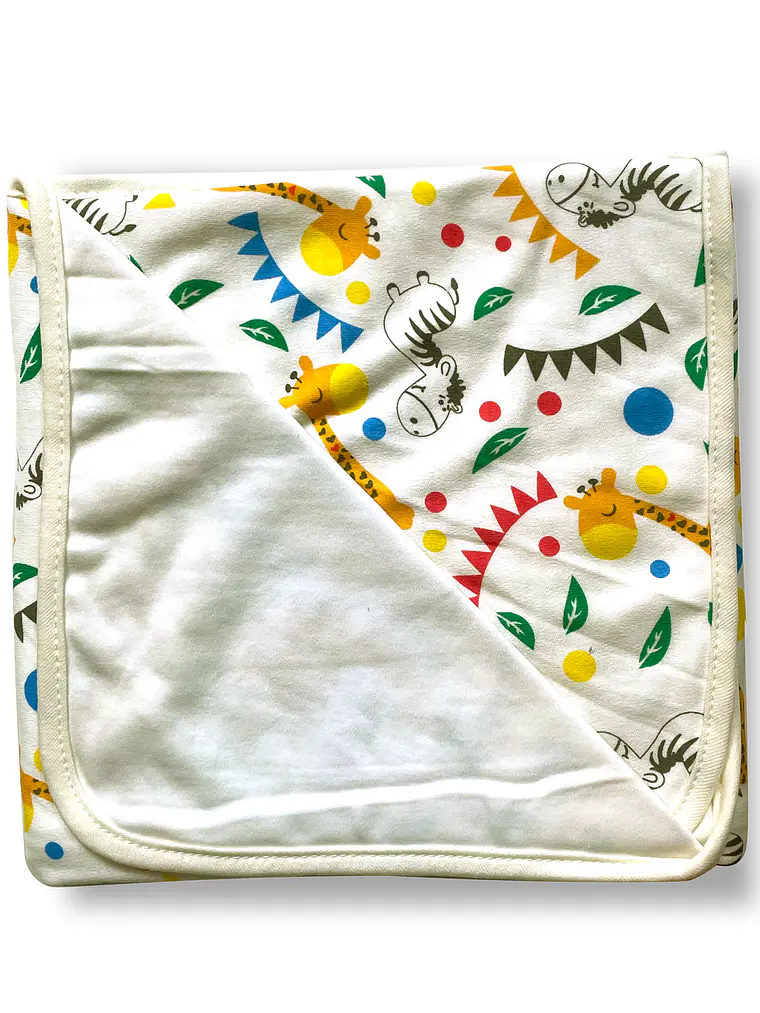 Manta reversible para bebé | Jungla 2