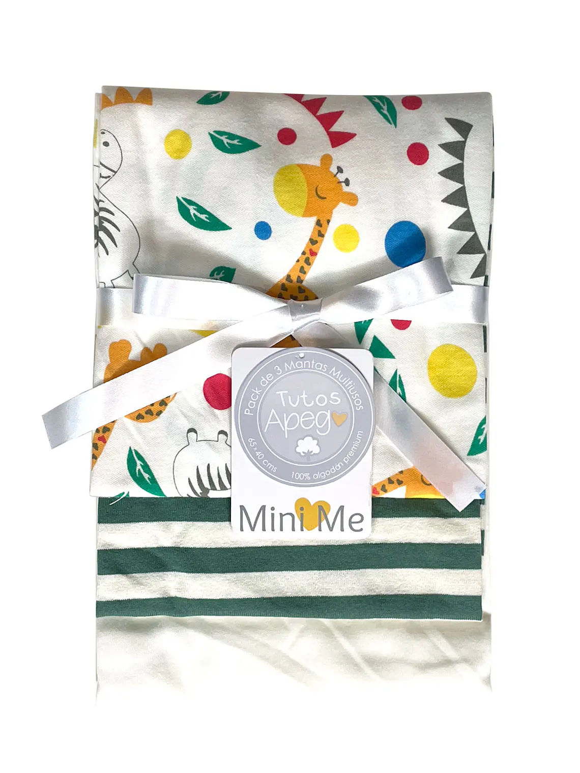 Tutos de algodón para bebé | Jungla 1