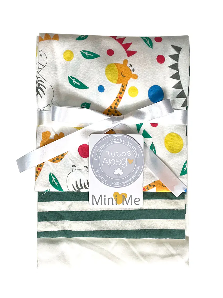 Tutos de algodón para bebé | Jungla 1