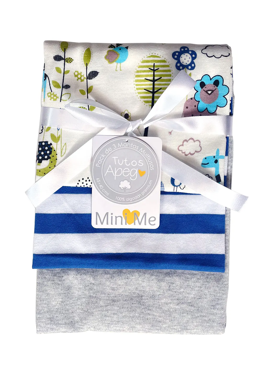 Tutos de algodón para bebé | Animales 1