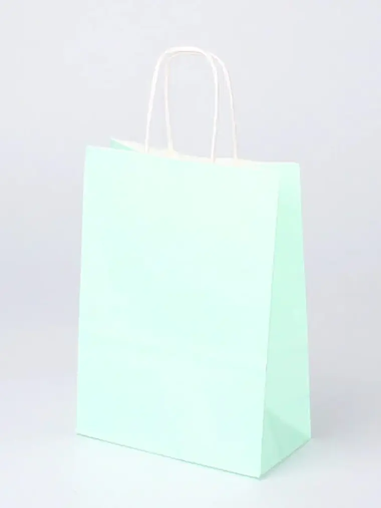 Bolsa de regalo menta con cinta textil | Lista para entregar 1