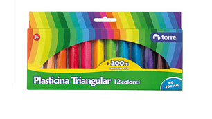 PLASTICINA 12 TORRE TRIANGULAR