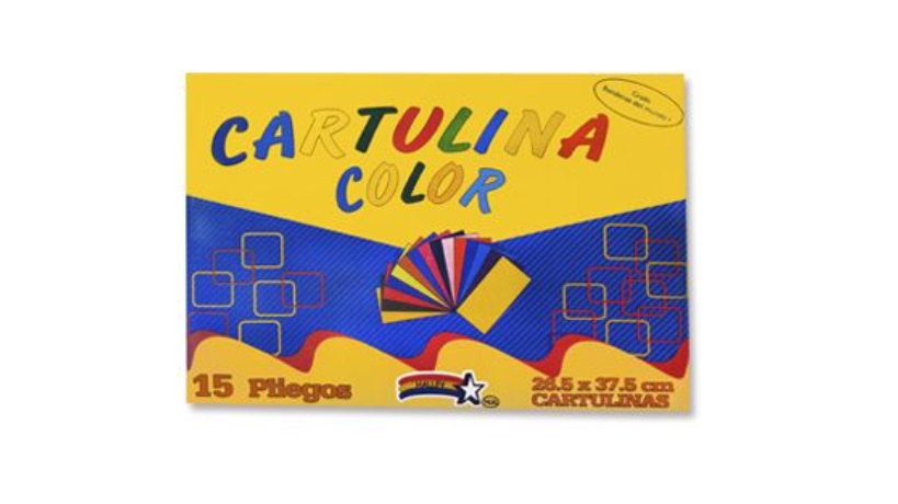 Bolson de Cartulina de colores Halley