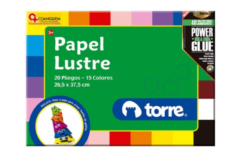 Bolson de papel lustre Torre