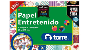 CARPETA PAPEL ENTRETENIDO TORRE