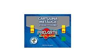 Block de cartulina metálica proarte