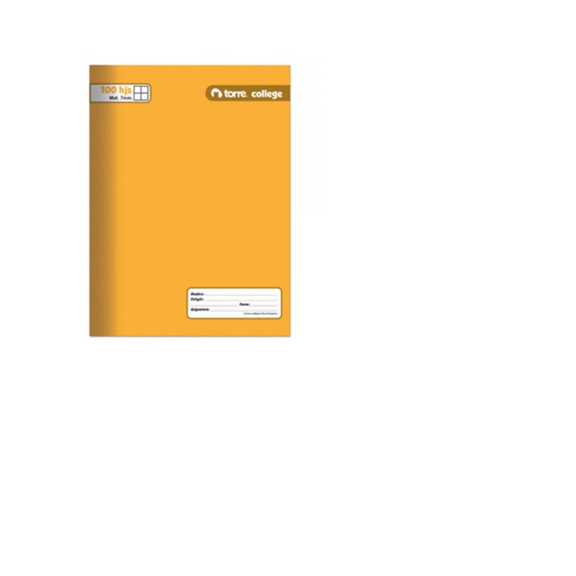 Cuaderno College 7mm Torre 100 hjs 1