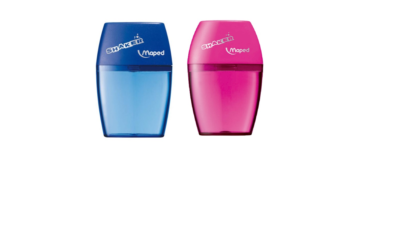 Blister Sacapuntas Shaker Doble Maped