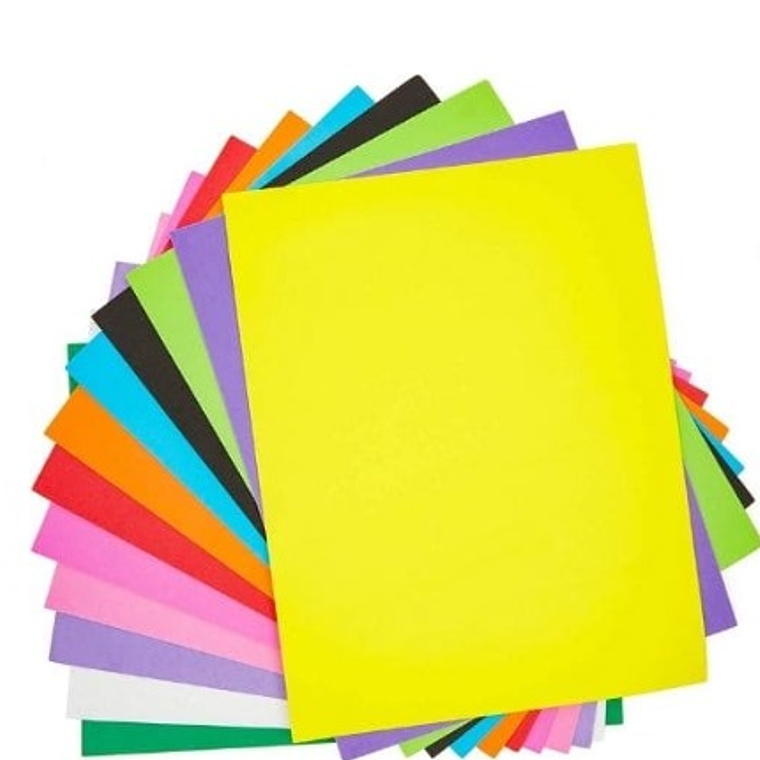 Pliego de cartulina de colores 1