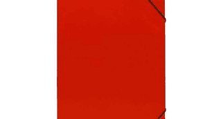 Carpeta con elástico color Rojo