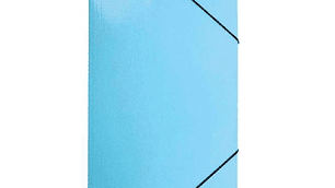 Carpeta con elástico color Celeste