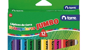 LAPIZ CERA 12 TORRE TRIANGULAR