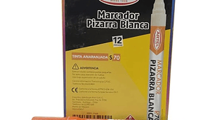 Plumón de pizarra naranjo precio unitario